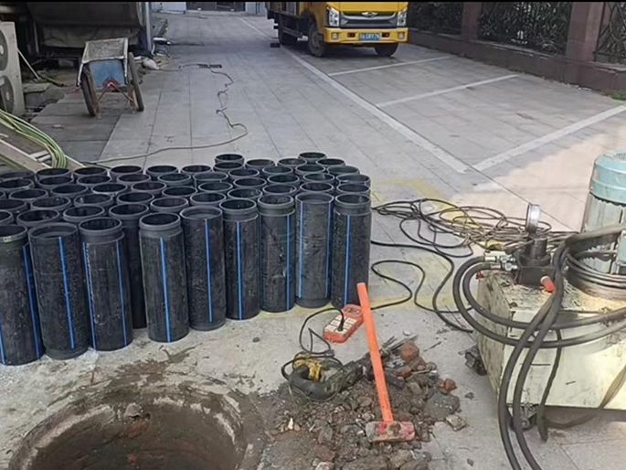 宜川PE置换管厂家 DN315置换管 非开挖管短管置换